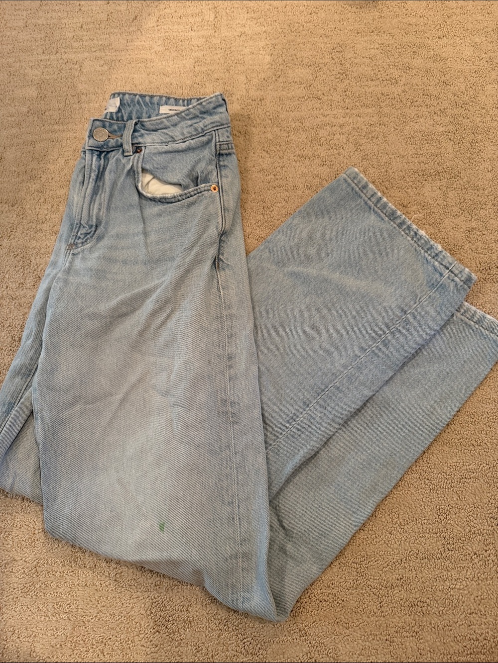 Garage denim light wash jeans